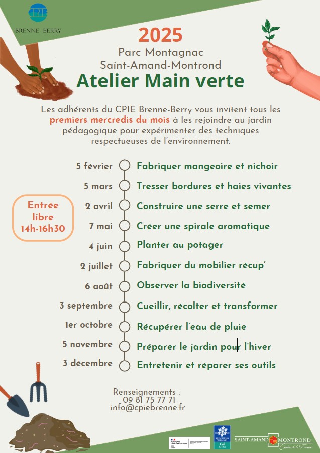 Atelier Main Verte | Construire une serre et semer