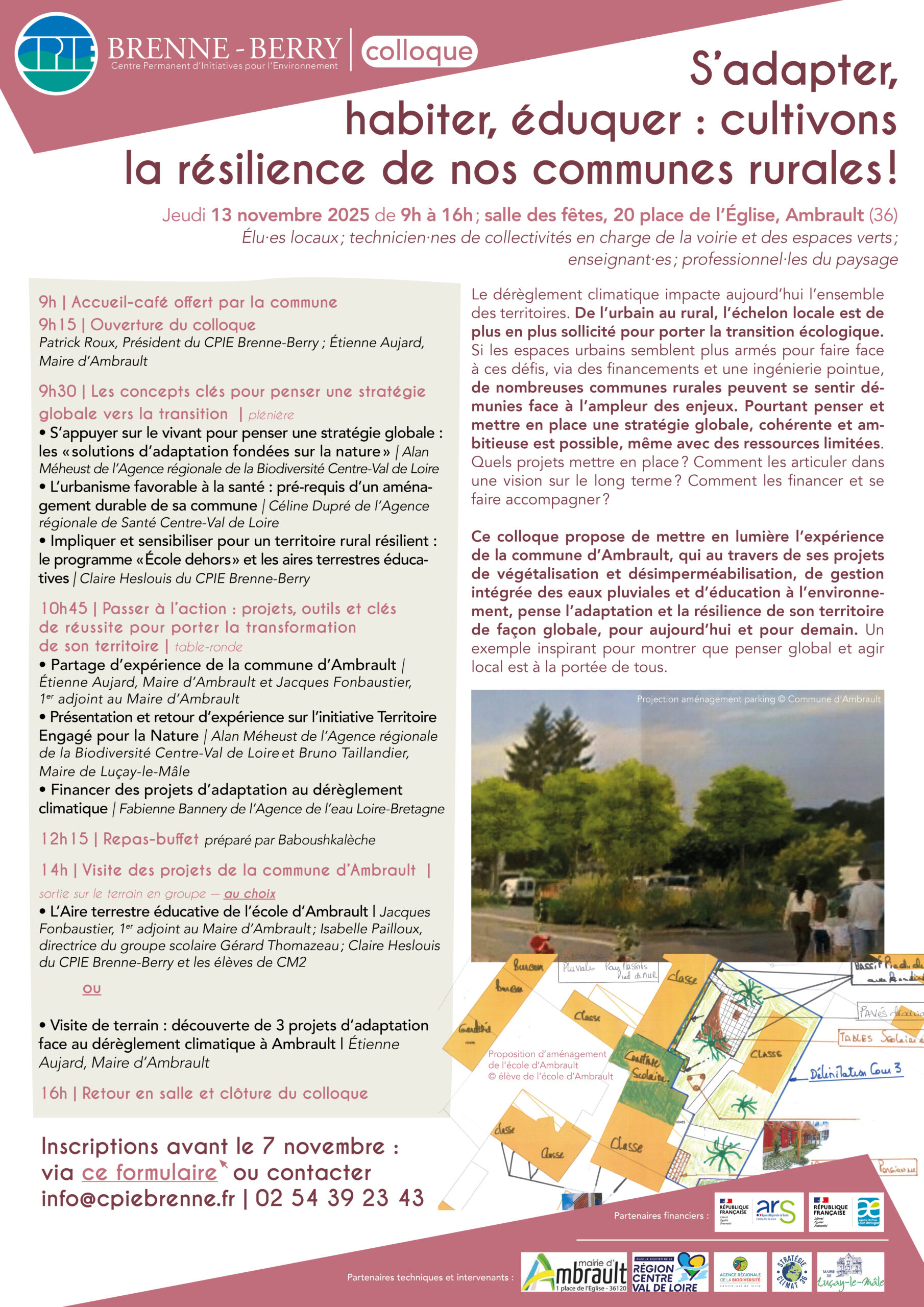 Colloque | S’adapter, habiter, éduquer : cultivons la résilience de nos communes rurales !