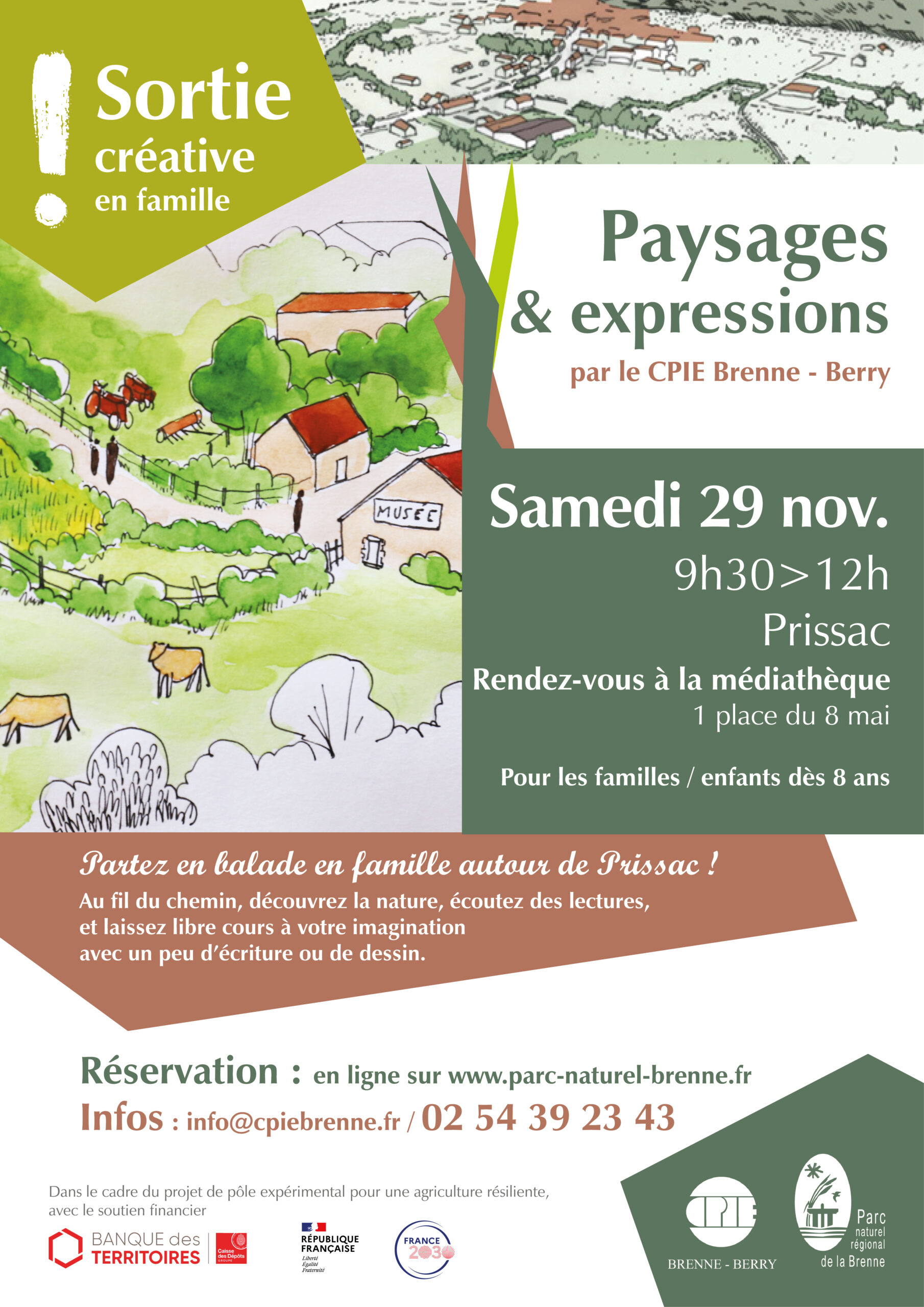 Paysage & expressions (sortie créative en famille !)