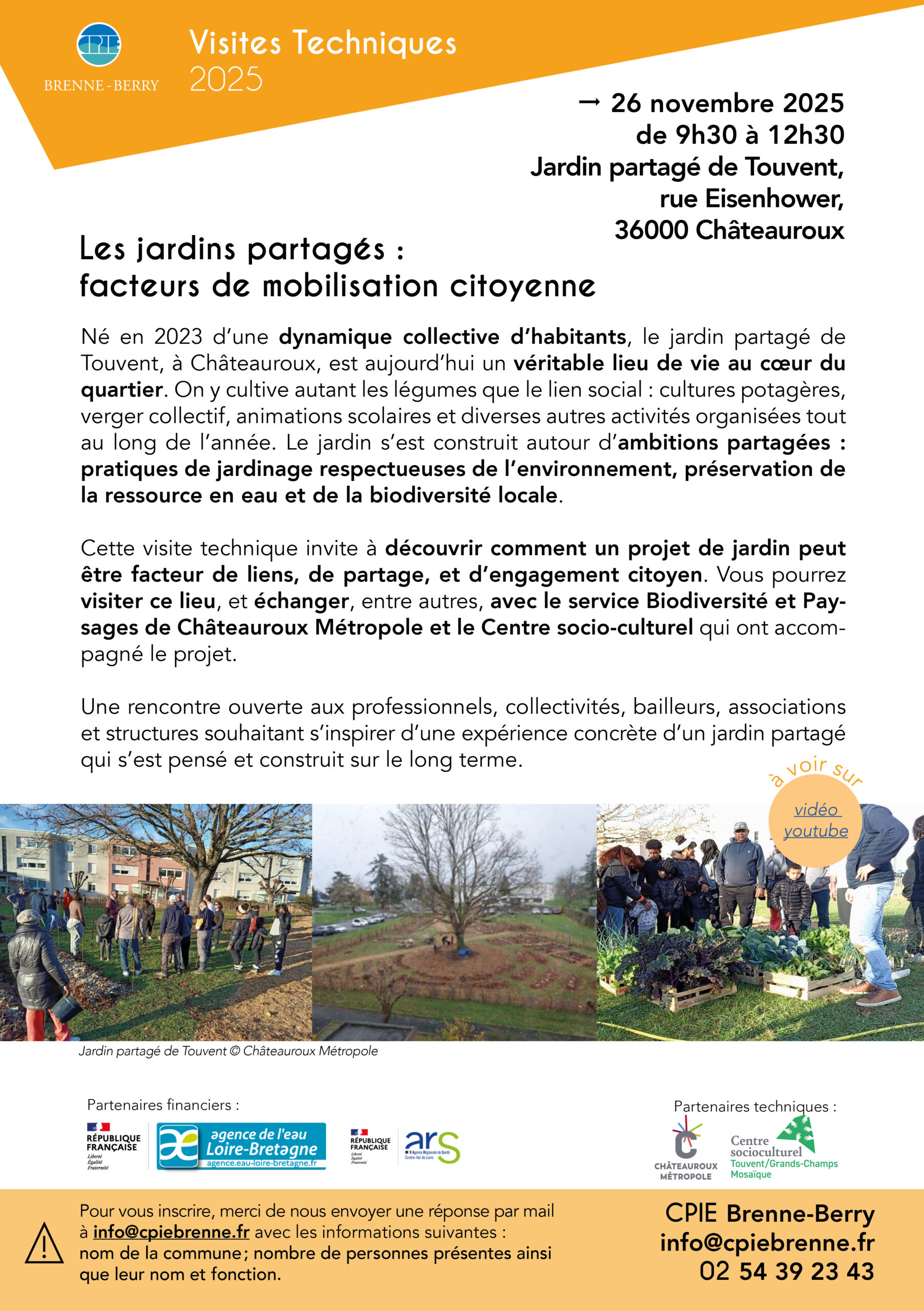 Visite technique | Jardins partagés : facteurs de mobilisation citoyenne